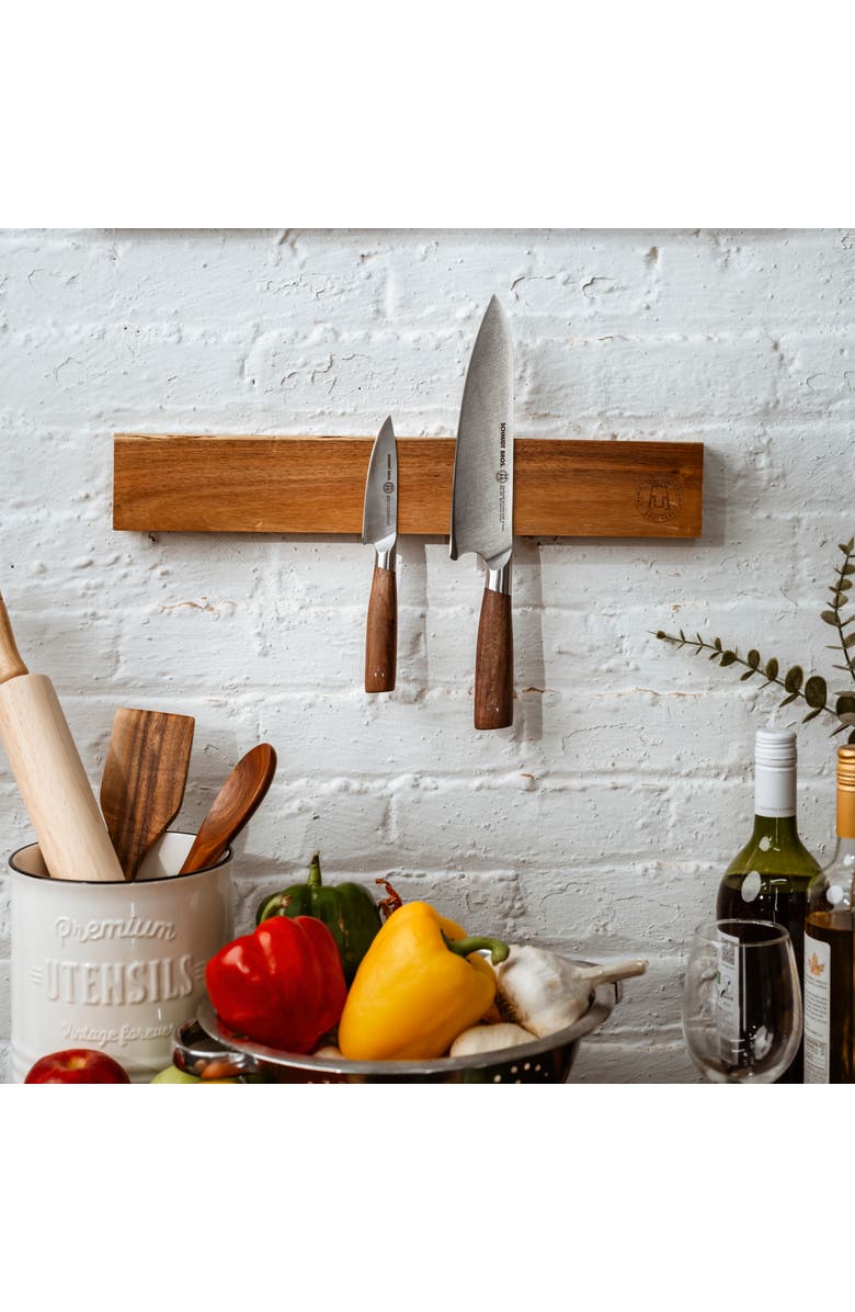 Schmidt Brothers Cutlery Acacia 18 Wall Bar, Alternate, color, Brown