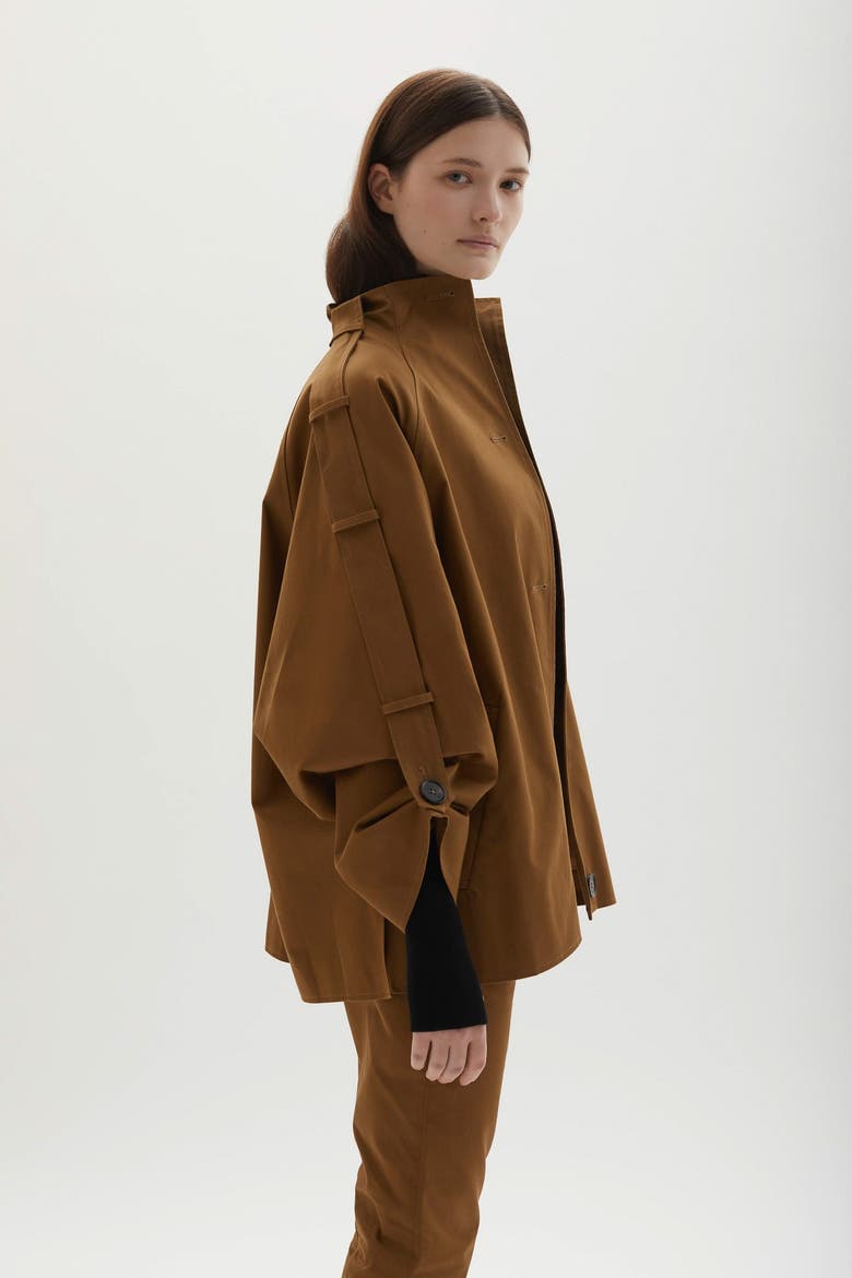 Sara Trench, Alternate, color, Olive