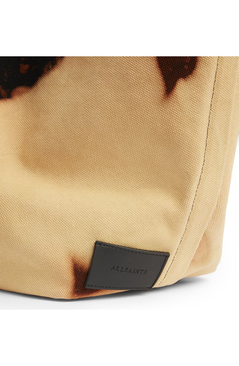 AllSaints Clarendon Bleached Canvas Tote, Alternate, color,