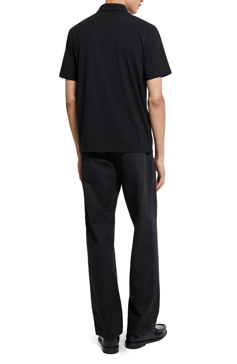 Theory Ryder Quarter Zip Polo, Alternate, color, Black - 001