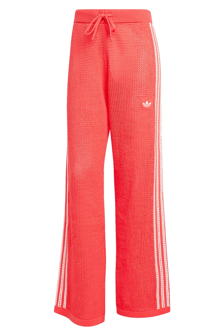 Firebird Open Knit Track Pants, Alternate, color, SEMI LUCID RED