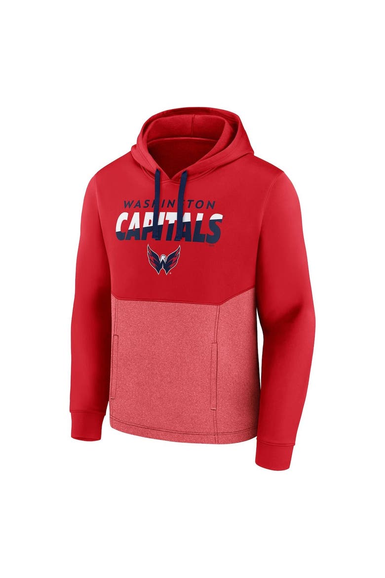 Men's Fanatics Branded Red Washington Capitals Slash Attack Pullover Hoodie, Alternate, color, Red