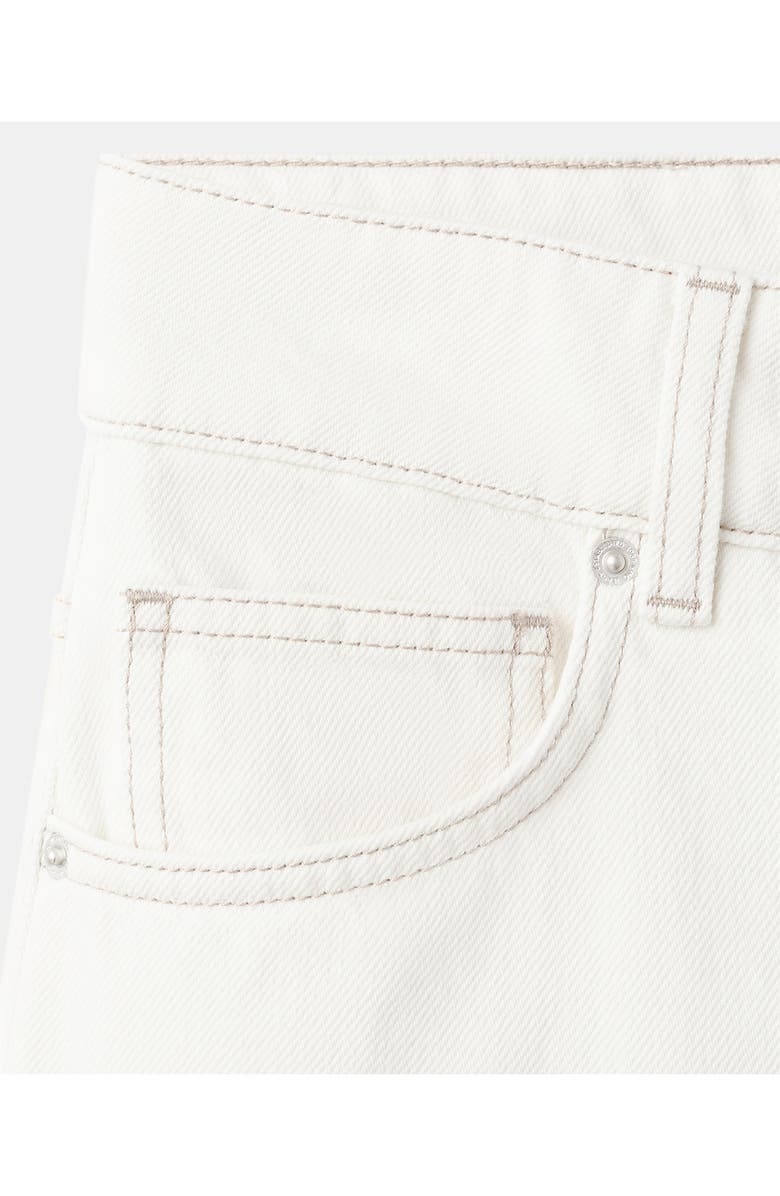 MANGO Denim Bermuda Shorts, Alternate, color, 