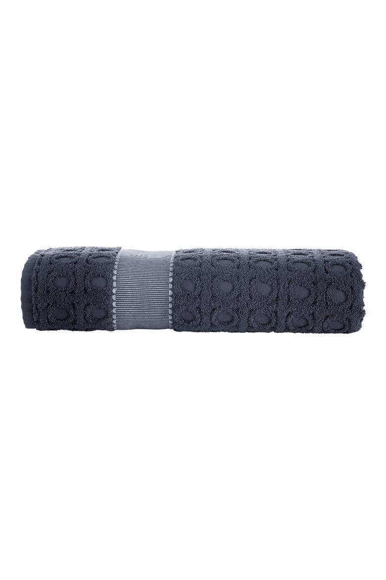 Circle In Square Turkish Cotton Bath Essential, Main, color, ANTHRACITE
