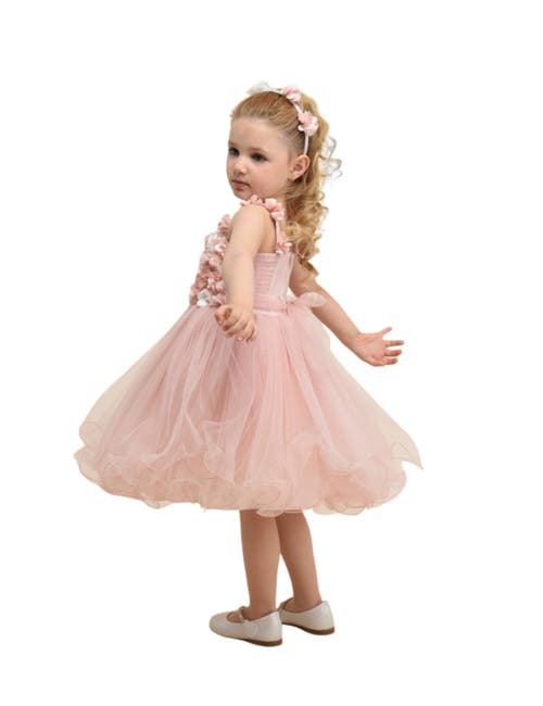 Tulleen Campanula Dress In Brown