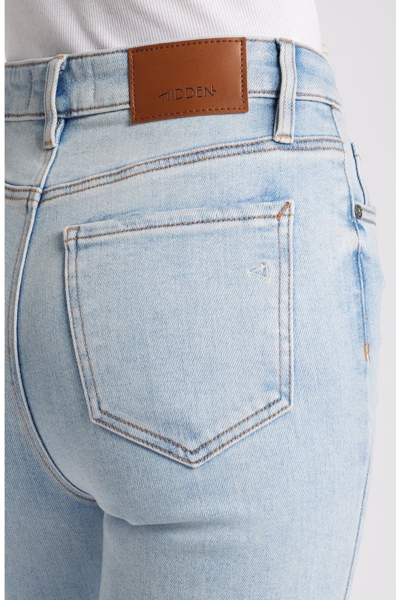 High Waist Flare Jeans, Alternate, color, LIGHT WASH