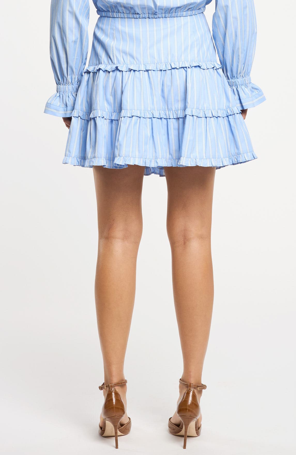 Thea Lili Stripe Miniskirt - image 2