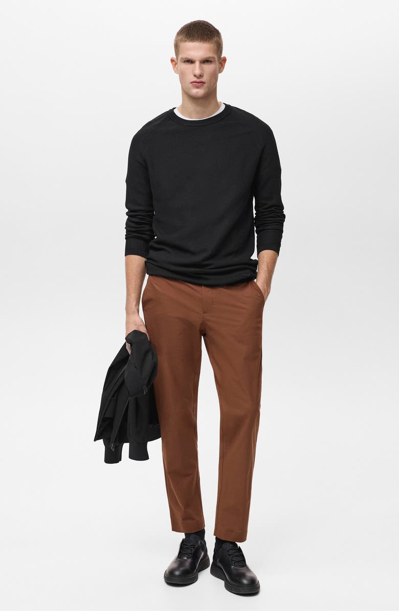 MANGO Crewneck Performance Sweater, Alternate, color, 