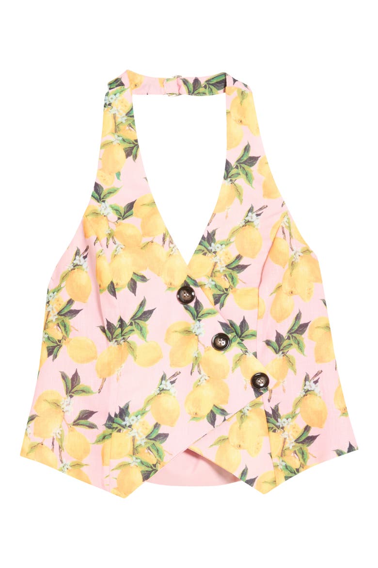 Desery Halter Vest, Alternate, color, YELLOW-MULTI