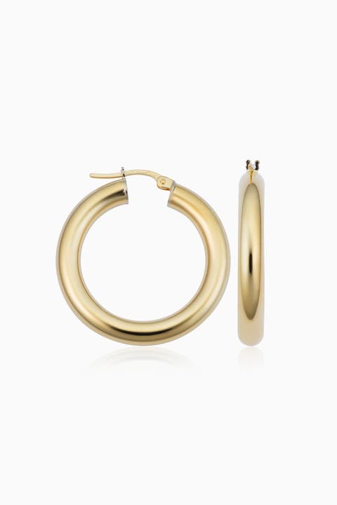 18K Gold Everything Bold Large Hoops