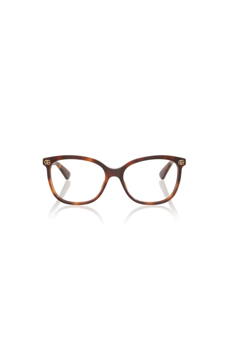 54mm Rectangle optical glasses, Alternate, color, Tortoise