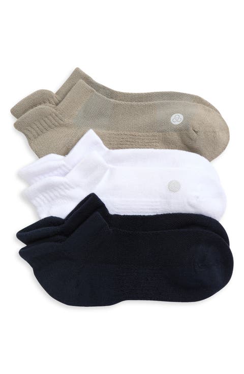 3-Pack Tab Ankle Socks