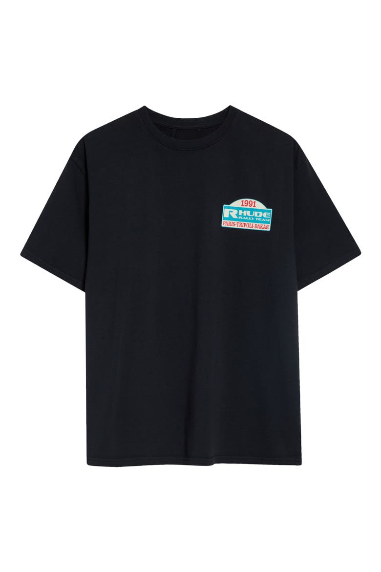 Tripoli Rally Team Cotton Graphic T-Shirt, Main, color, VINTAGE BLACK/ YELLOW