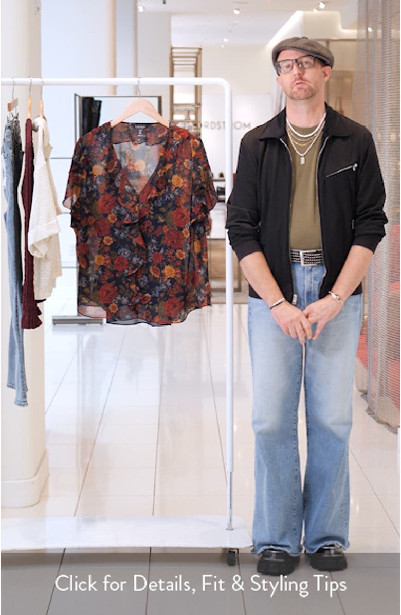 Floral Ruffle Top, sales video thumbnail