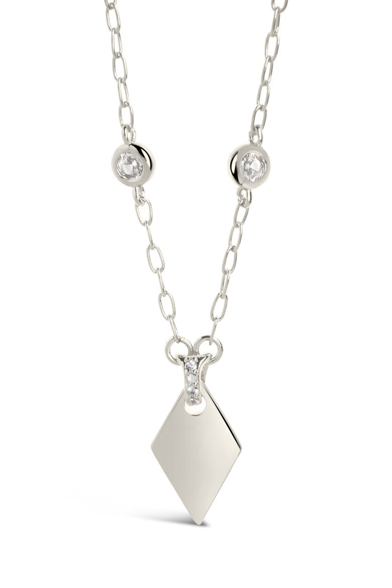Louise Pendant, Alternate, color, SILVER