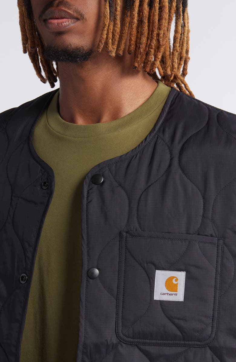 Carhartt Work In Progress Skyton Onion Quilted Snap-Up Vest, Alternate, color, 