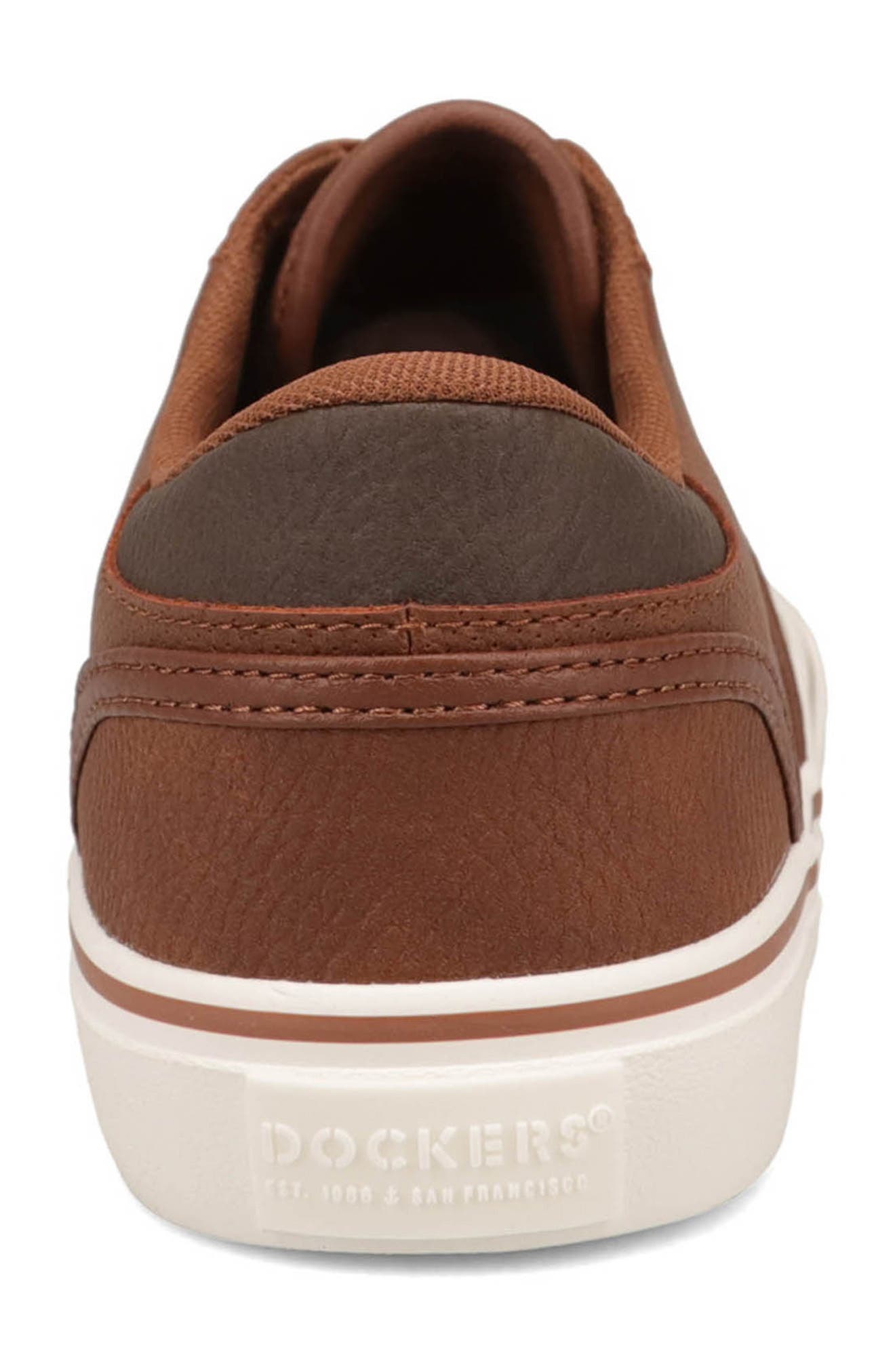 Dockers<sup>®</sup> Estes Wax Low Profile Lace Up Sneaker, Alternate, color, Tan/ Brown