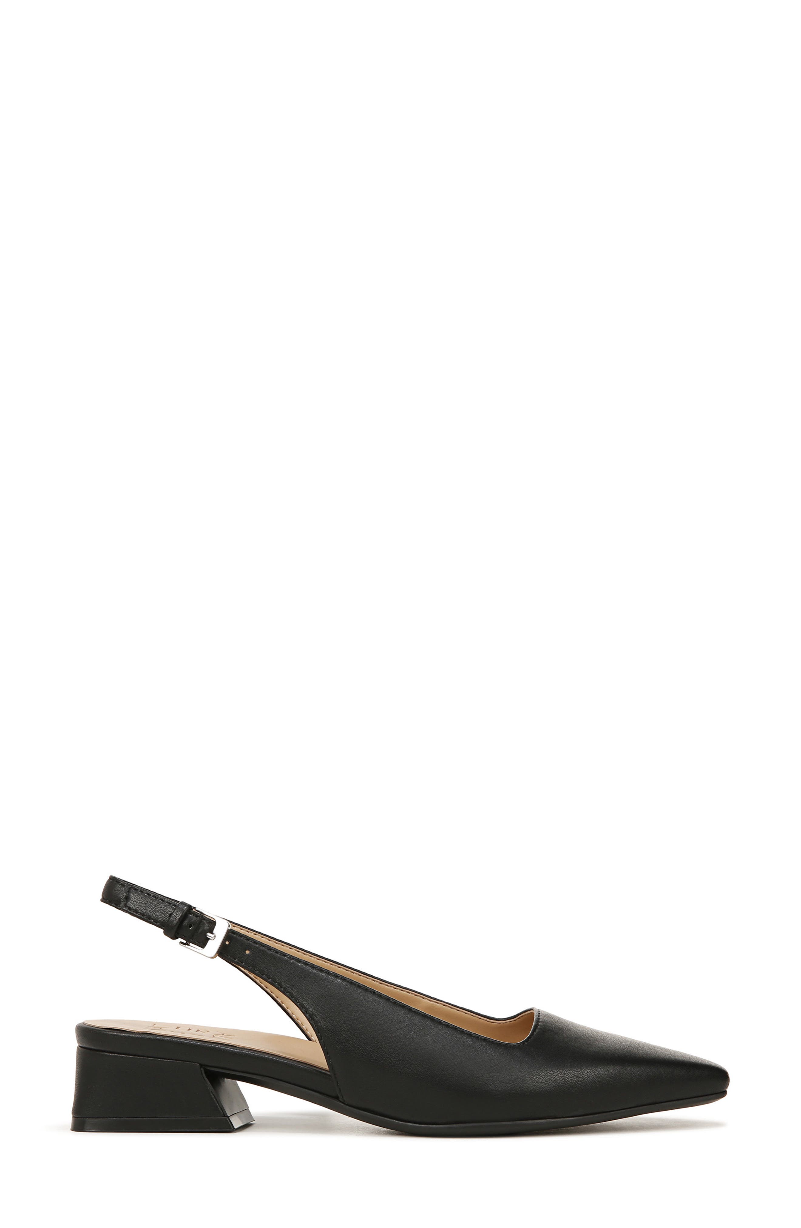 Naturalizer Ginger Slingback Pump, Alternate, color, Black Synthetic