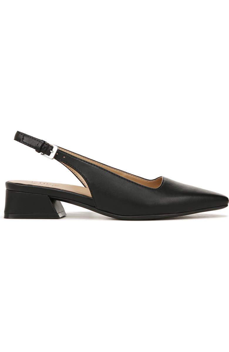 Naturalizer Ginger Slingback Pump, Alternate, color, Black Synthetic