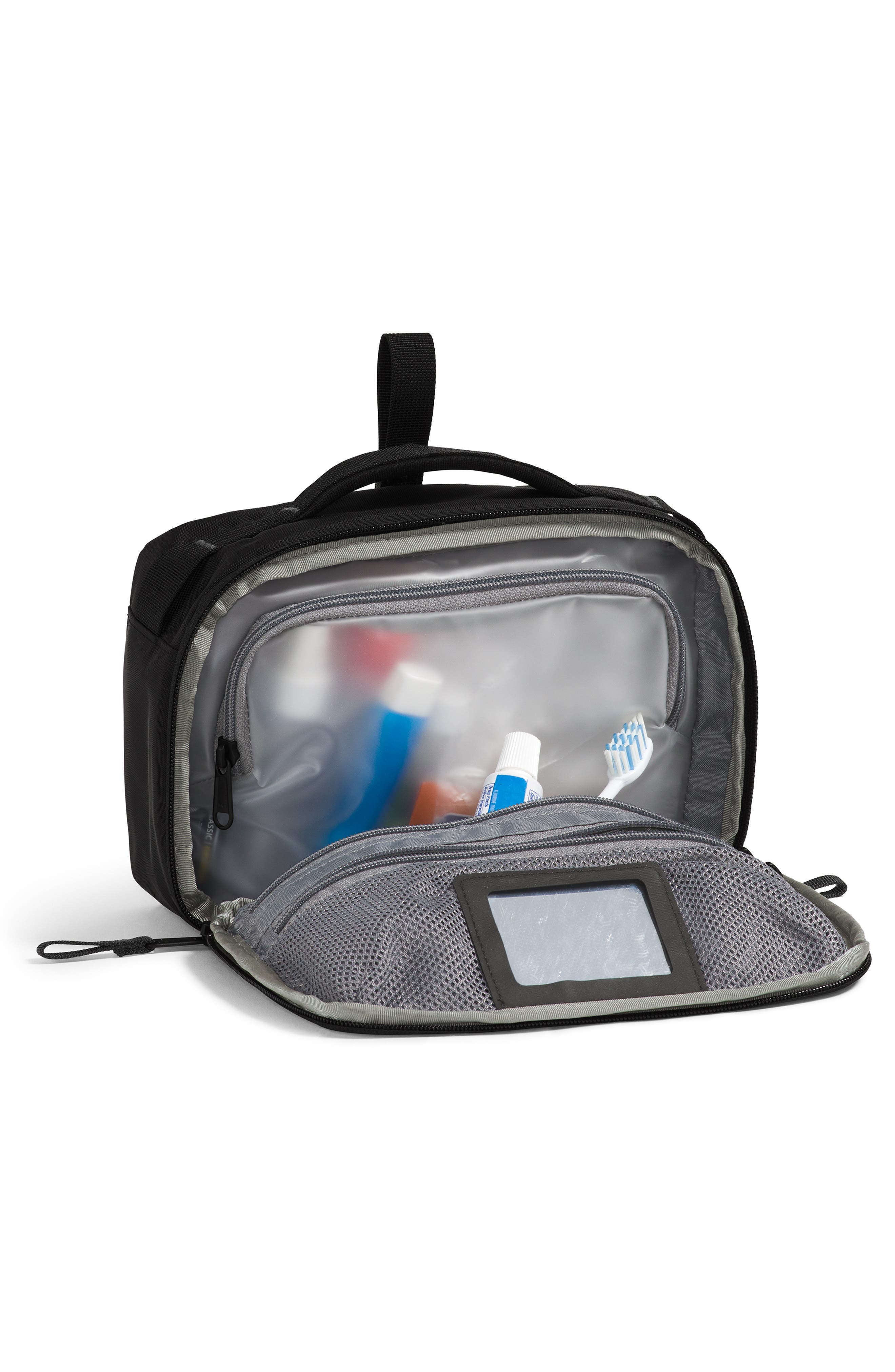 The North Face Base Camp Voyager Dopp Kit, Alternate, color, Tnf Black/ Asphalt Grey