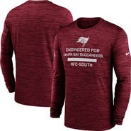 Nike Men's Nike Red Tampa Bay Buccaneers Sideline Velocity Performance Long Sleeve T-Shirt