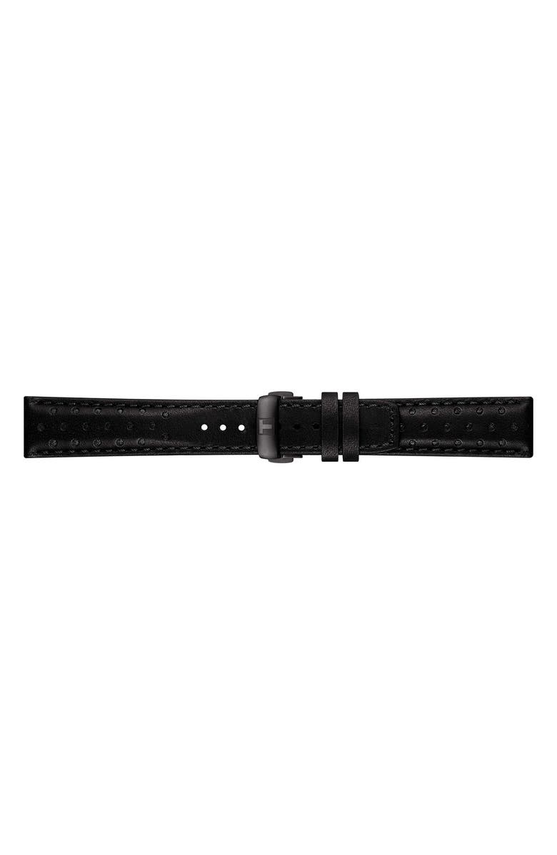 Tissot PRS 516 Powermatic 80 Leather Strap Watch, 42mm, Alternate, color,