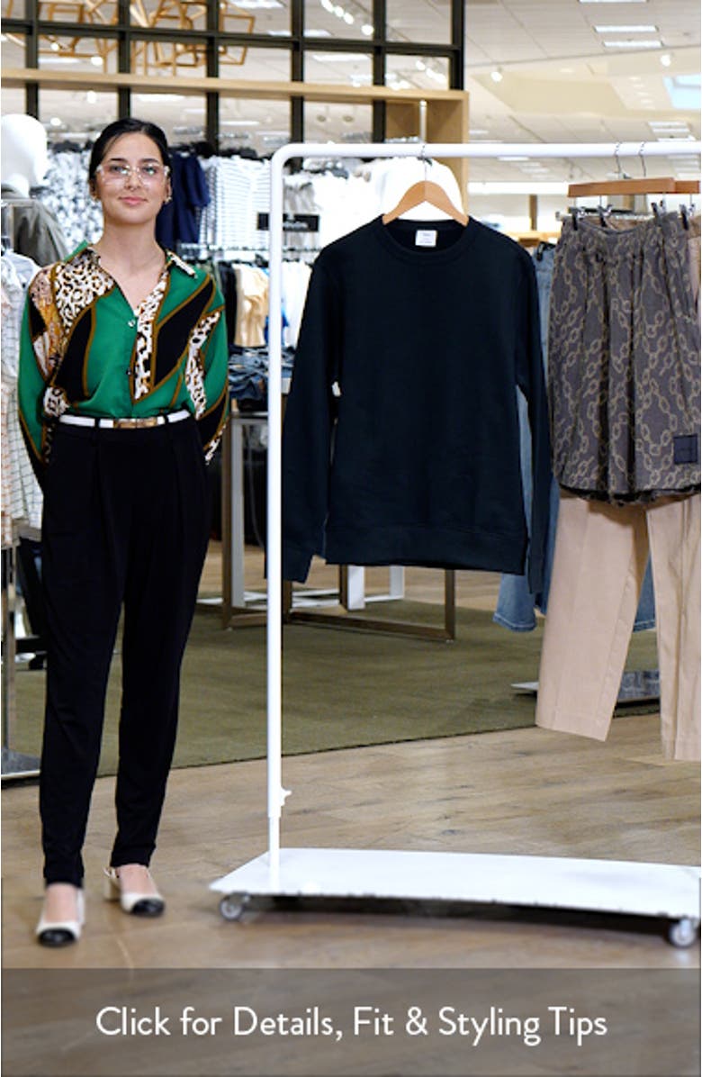 Regular Fit Cotton Blend Sweatshirt, sales video thumbnail