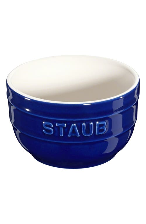 Staub Set Of 2 Stoneware 3.5-inch Prep Bowls In Blue