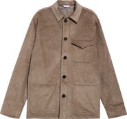 Boglioli Medium Wale Cotton Stretch Corduroy Overshirt
