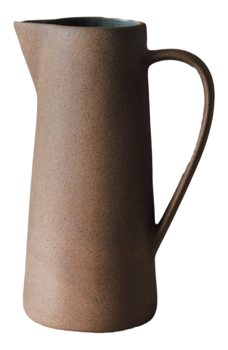Al Centro Ceramica Tall Jug, Alternate, color, Terracotta
