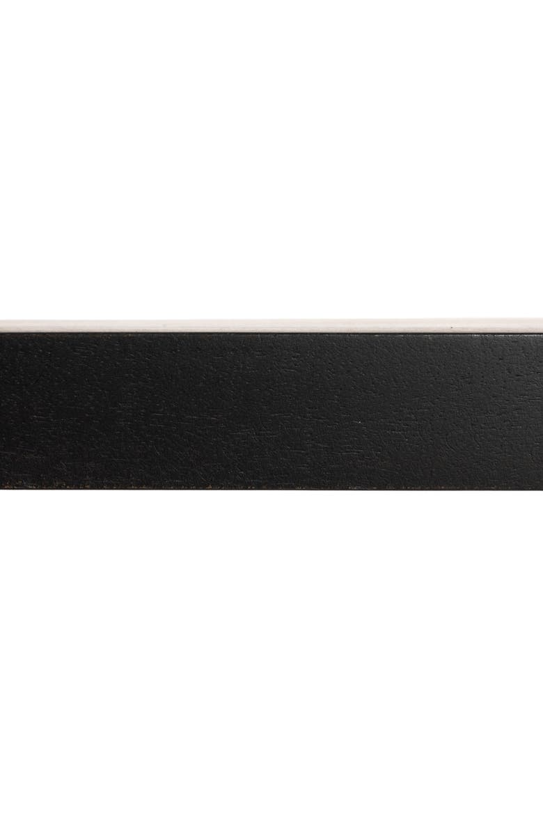 Waterfall Edge Coffee Table, Alternate, color, Black
