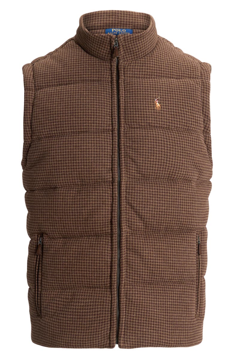 Polo Ralph Lauren Dogtooth Double Knit Quilted Vest, Alternate, color, 