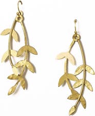 Matr Boomie Aamani Linear Vine Dangle Earring