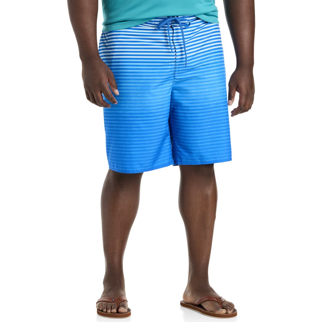 TRUE NATION BY DXL TRUE NATION BY DXL BIG & TALL OMBRÉ SWIM TRUNKS