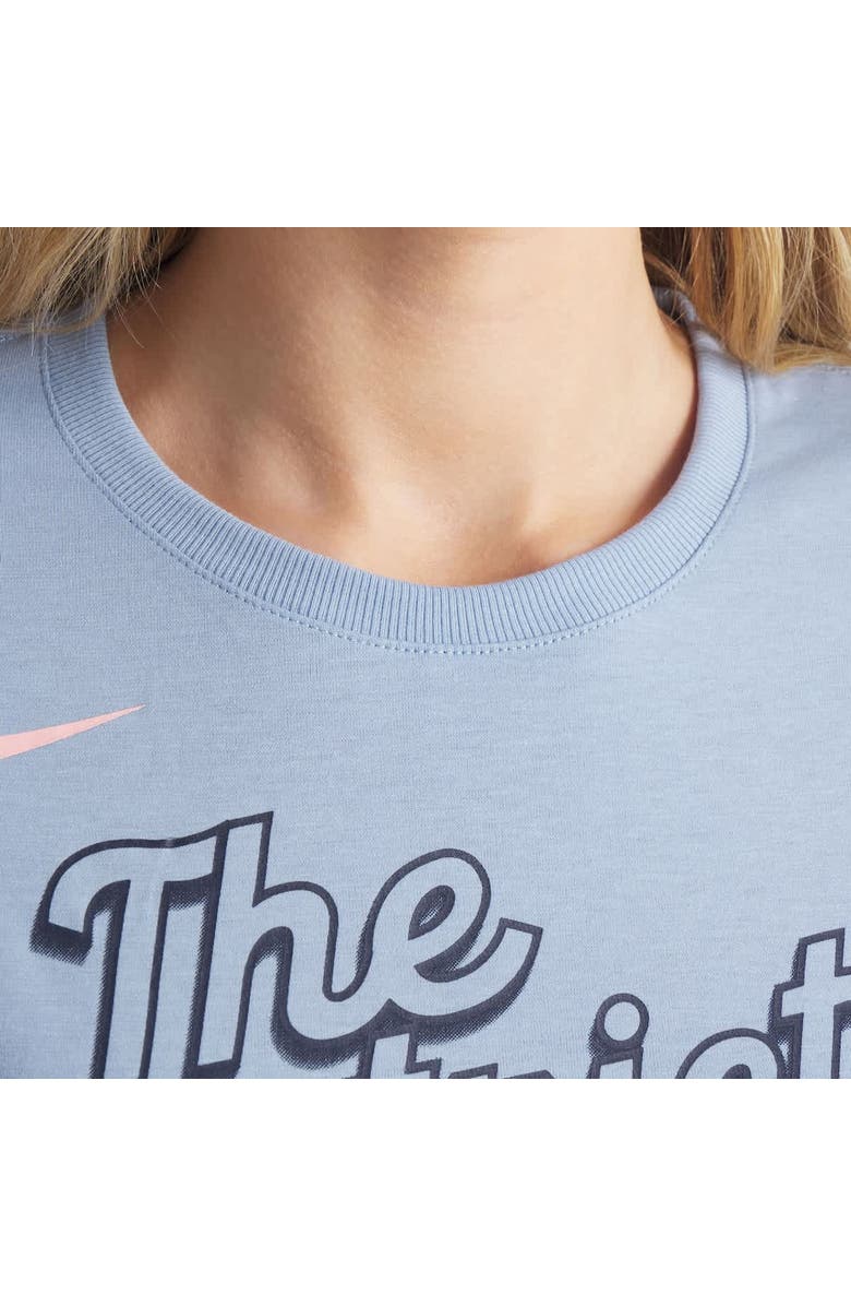 Nike Women's Nike Blue Washington Nationals 2025 City Connect Flowy Fashion Tri-Blend Performance T-Shirt, Alternate, color, Blue