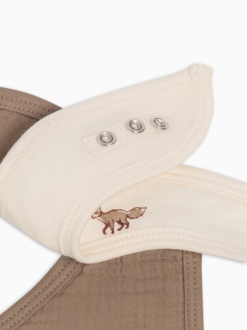 Colored Organics Organic 2-pack Muslin Bibs In Brown