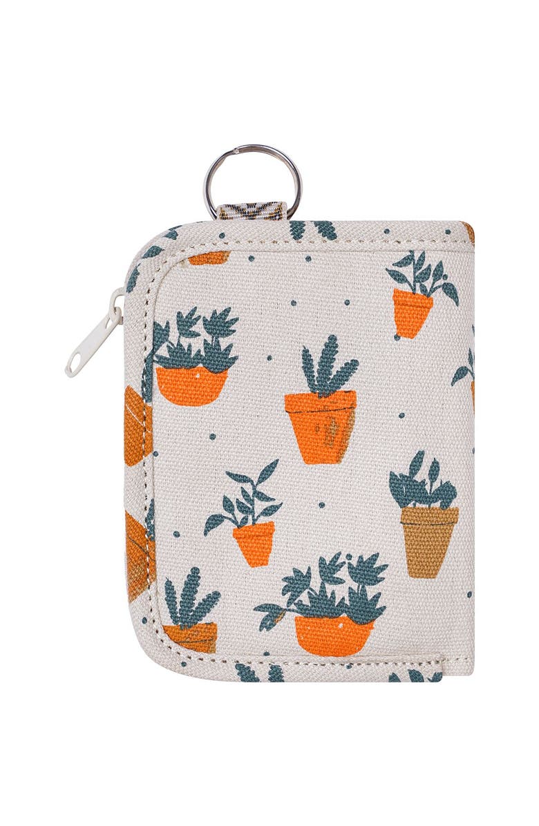 KAVU Zippy Wallet - Women's, Alternate, color, Potted Plants