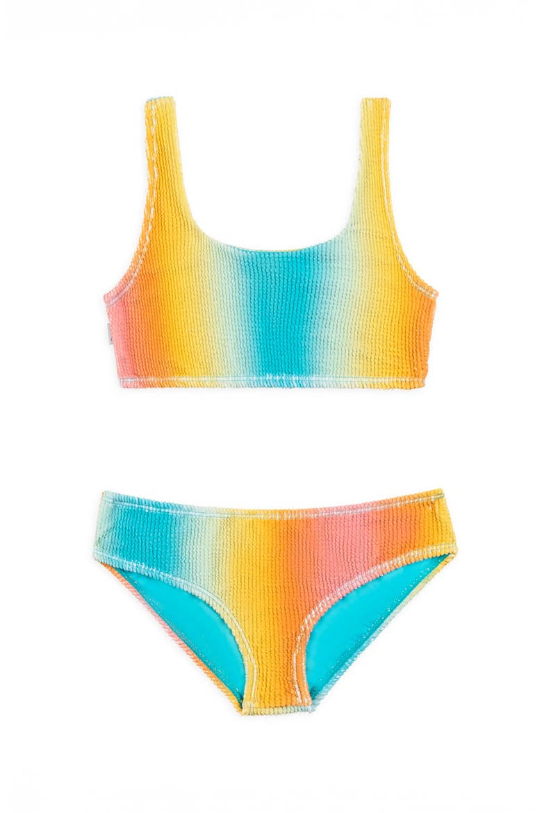 Crinkle Bikini Swimsuit, Main, color, Multicolor