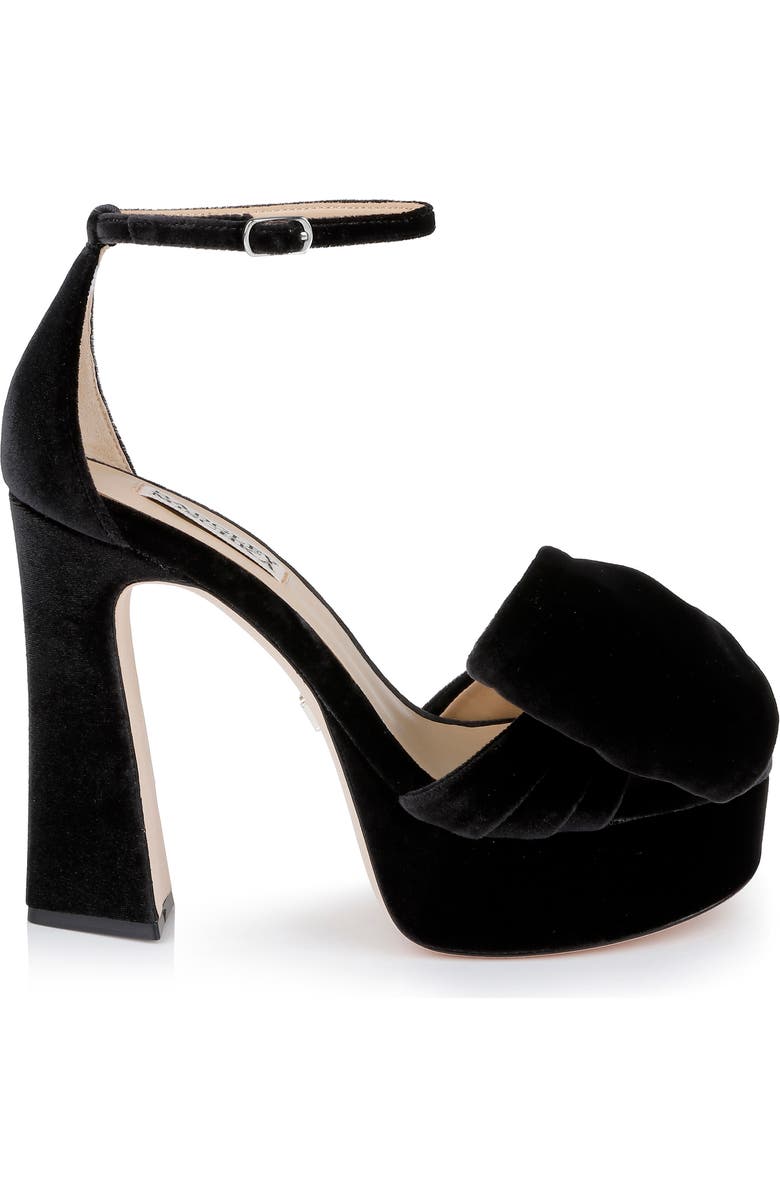 Badgley Mischka Collection Alora II Ankle Strap Platform Sandal, Alternate, color,