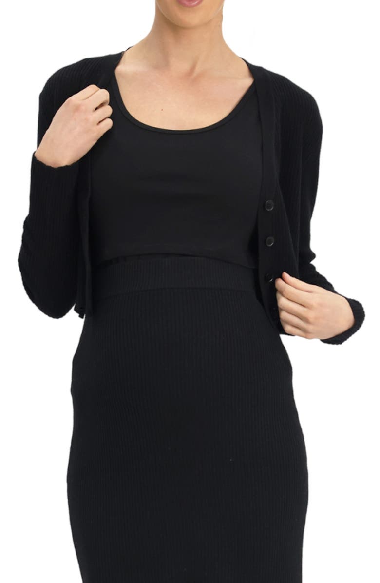 Angel Maternity Maternity/Nursing Cardigan, Main, color,