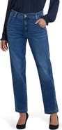 NYDJ Brooke High Waist Loose Straight Leg Jeans