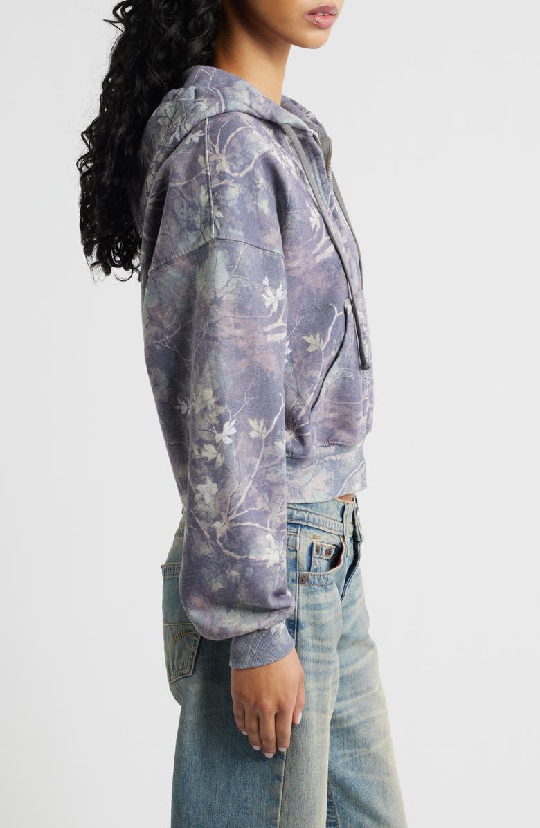 BDG Urban Outfitters Camo Zip Hoodie, Alternate, color, Brown Camo