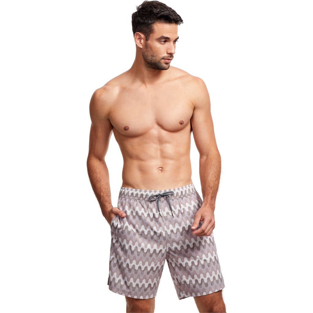 Gottex Men 7" swim shorts in Multi Taupe  product