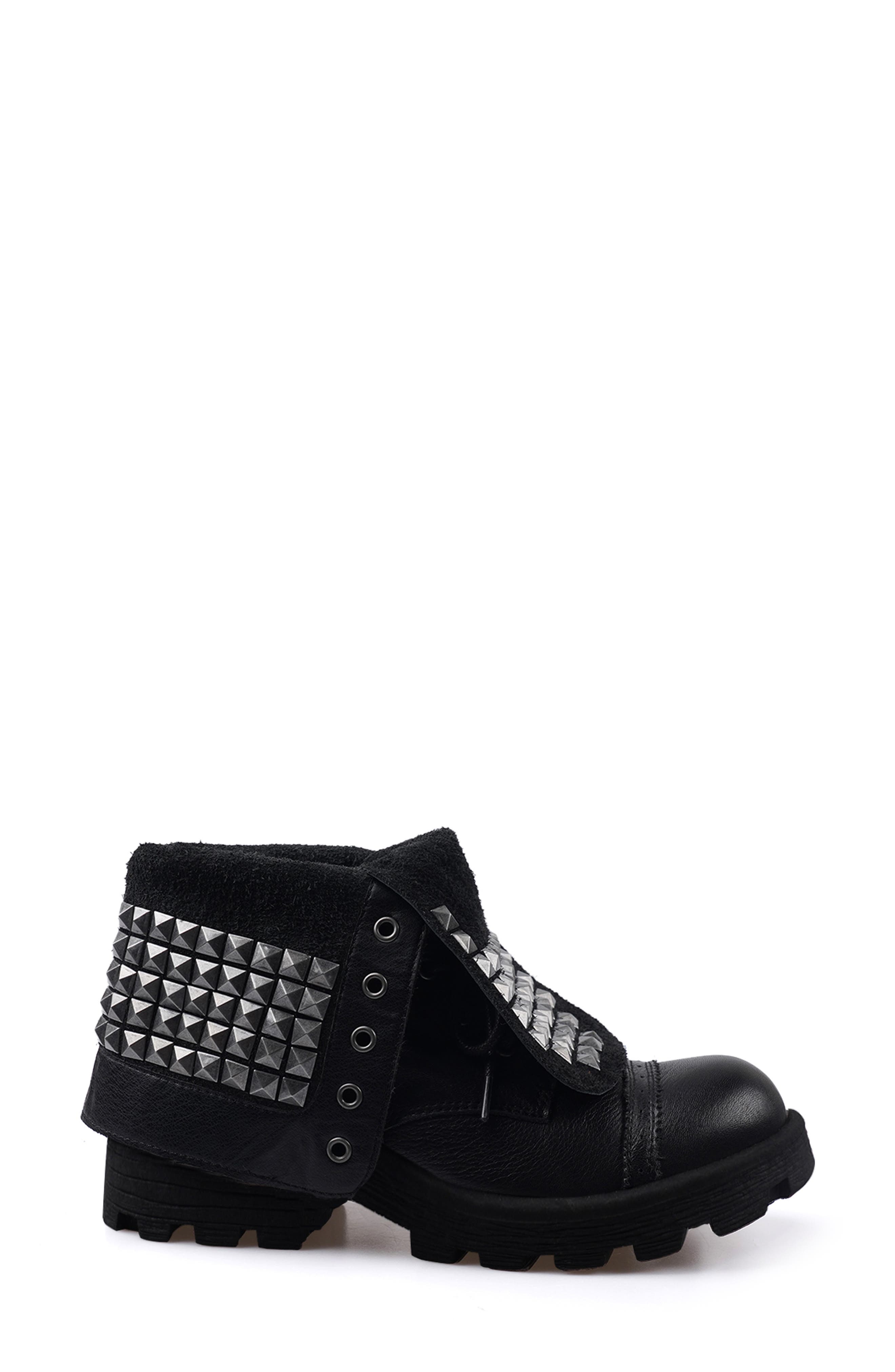 Candie's Sarafina Studded Bootie, Alternate, color, Black