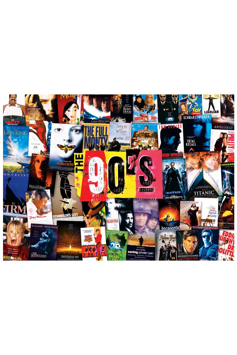 90's Blockbusters 1000 Piece Puzzle, Alternate, color, Multicolor