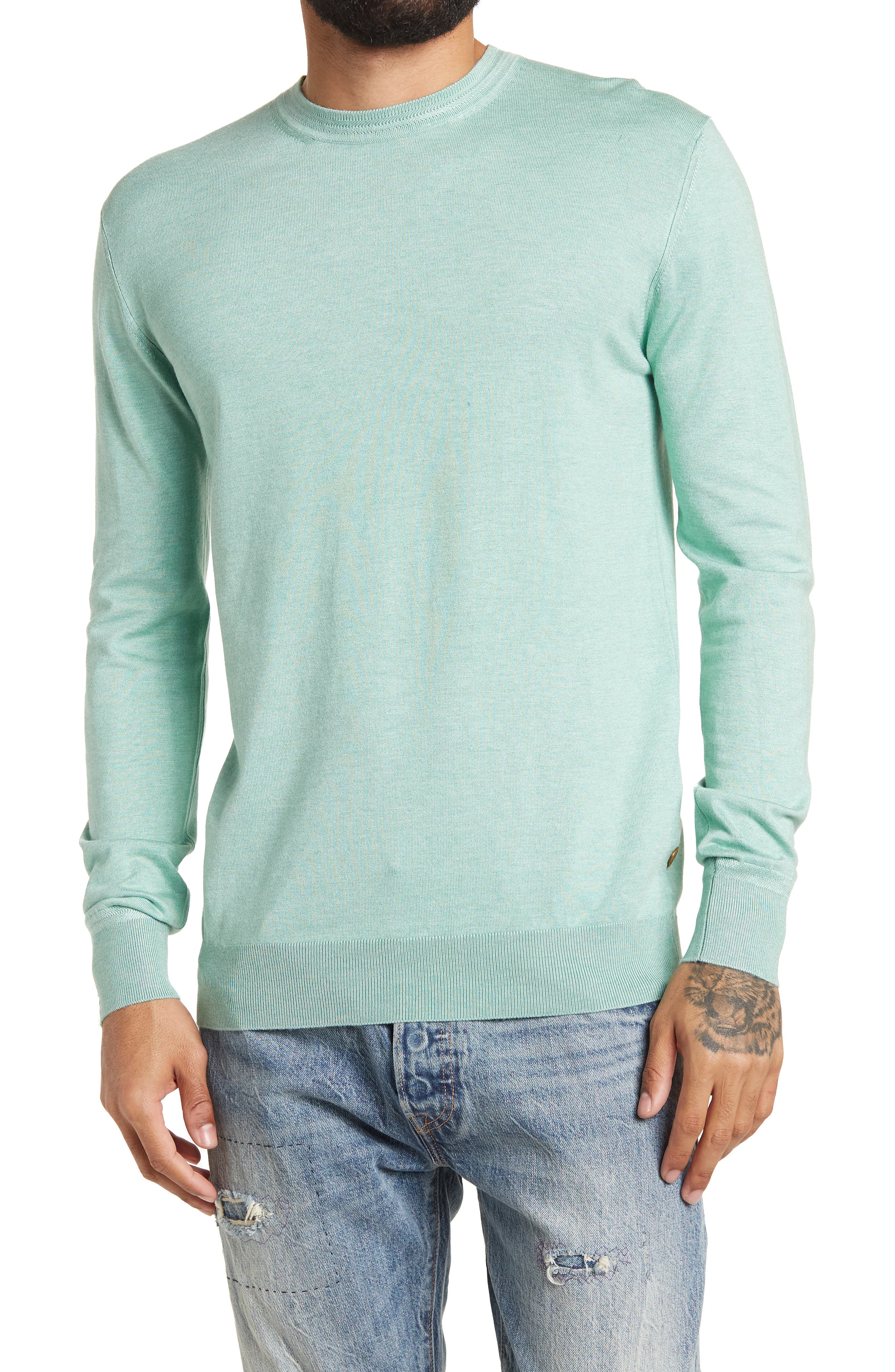 Scotch & Soda Classic Melange Ecovero Blend Pullover (Men) | Nordstromrack