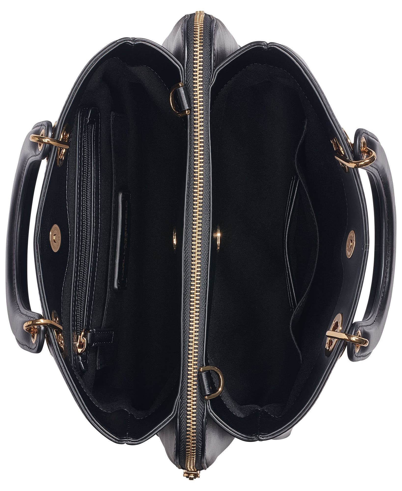 Benoite Satchel, Alternate, color, Black/Gold