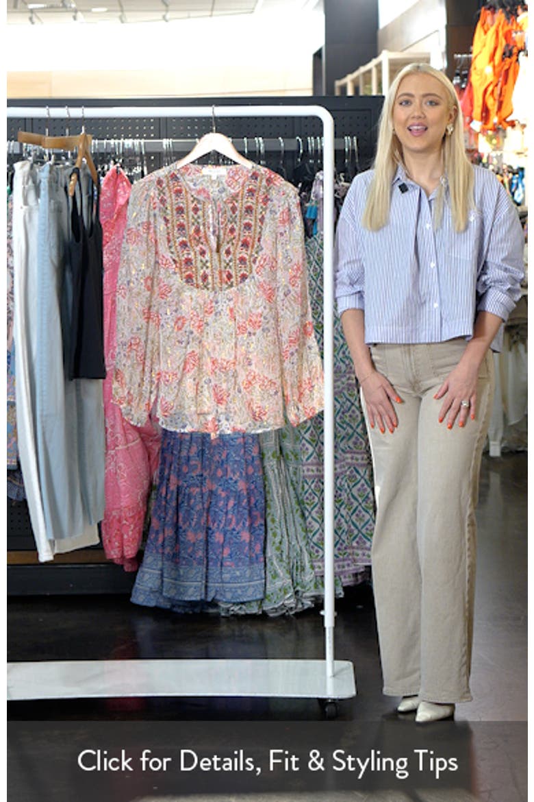 Floral Peasant Top video