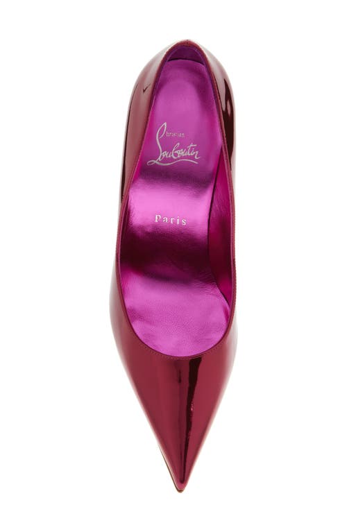 Christian Louboutin Miss Z Metallic Leather Pump