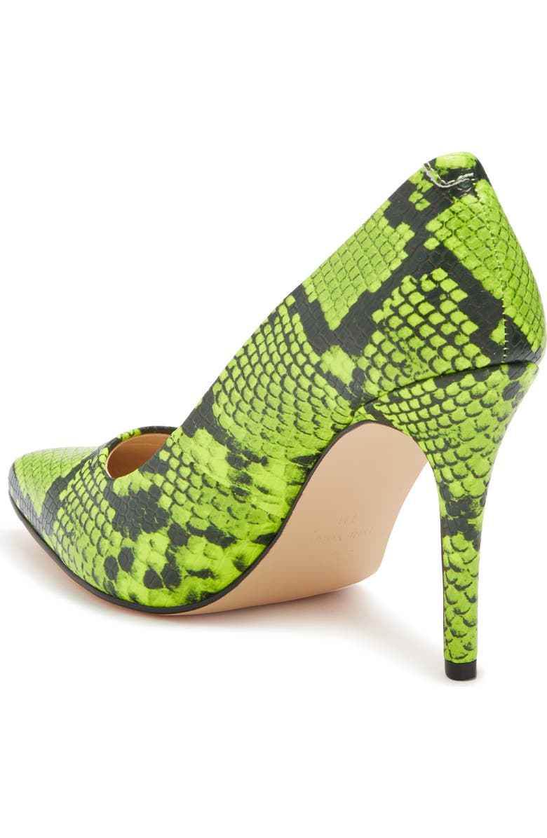 Nine West Act Snakeskin Embossed Pump, Alternate, color,